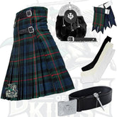 Battle Of Kilts Men’s Tartan Kilt Outfit – 7-Piece Scottish Set with Premium Accessories